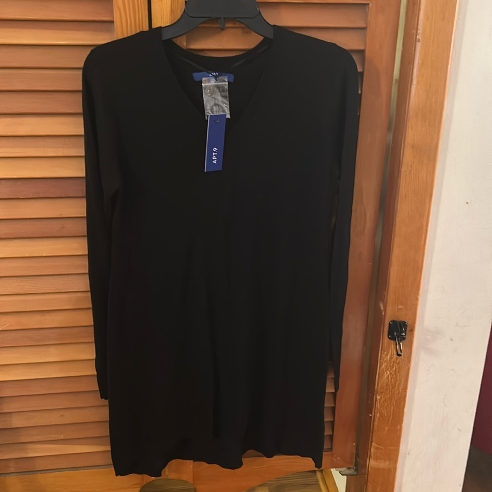 Black V-Neck Sweater